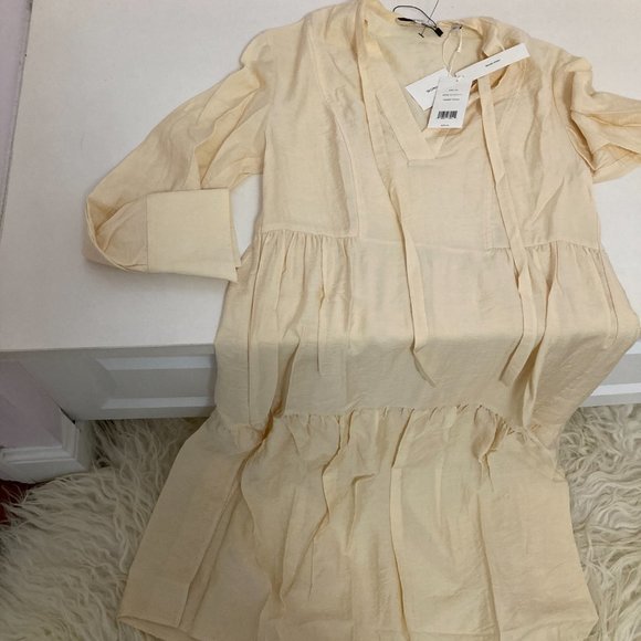 VINCE Mock Neck Midi Length Dress - Picture 7 of 14